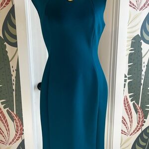 Calvin Klein Teal Midi Dress